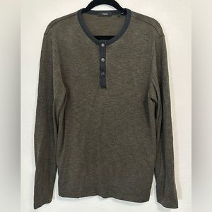 Men’s Large Theory Long Sleeve Henley